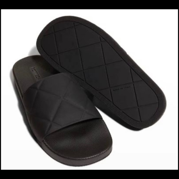 【BOTTEGA VENETA】RUBBER SANDALS BOTTEGA VENETA Rubber The Slider Sandals 40 Green 1274268